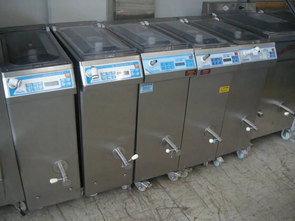 Pastorizzatori revisionati nello showroom A.F. System
