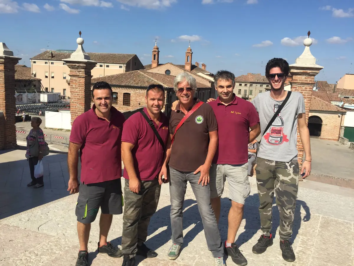 Franco Anastasio con il team A.F. System